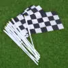 Custom National Hand Waving Flags Mini Checkered Flag Nascar Car Racing Favor Checkered Flag