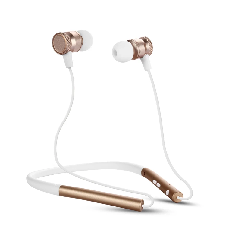Factory wholesale neckband wireless headset Blue tooth sport headphone with magnetic in-ear earbuds - ANKUX.COM