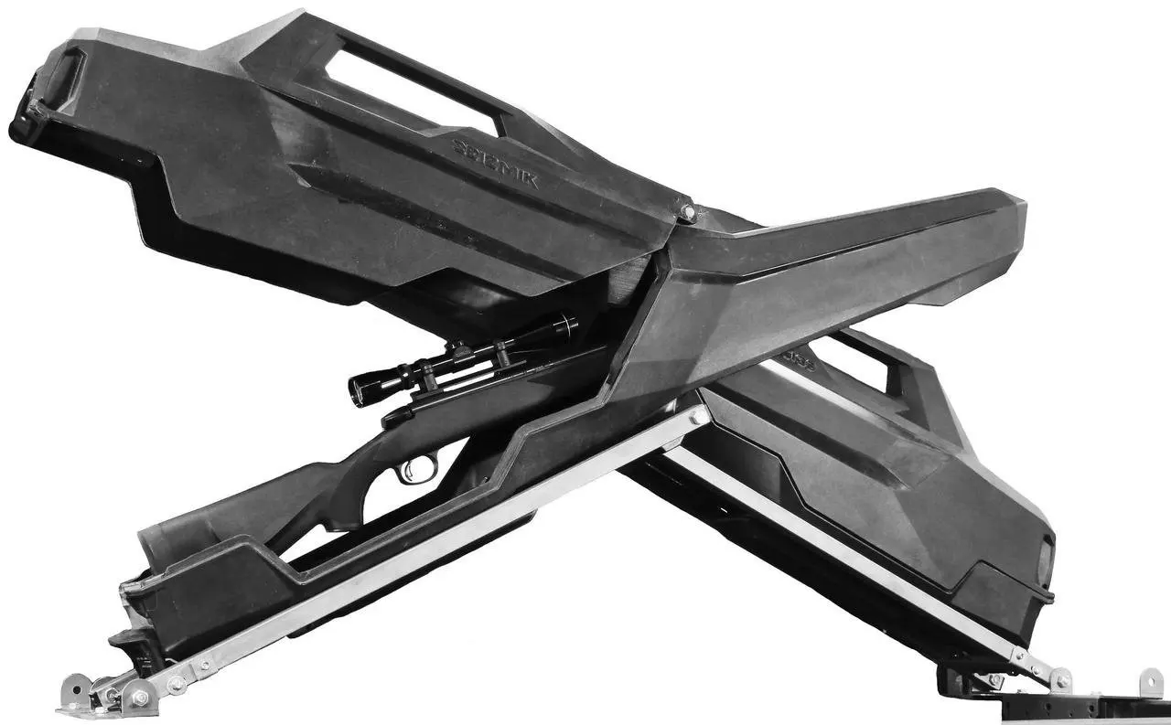 New Seizmik X-Rack Gun Storage System / Gun Case - 2016-2017 Can-Am Defender MAX HD10 XT UTV