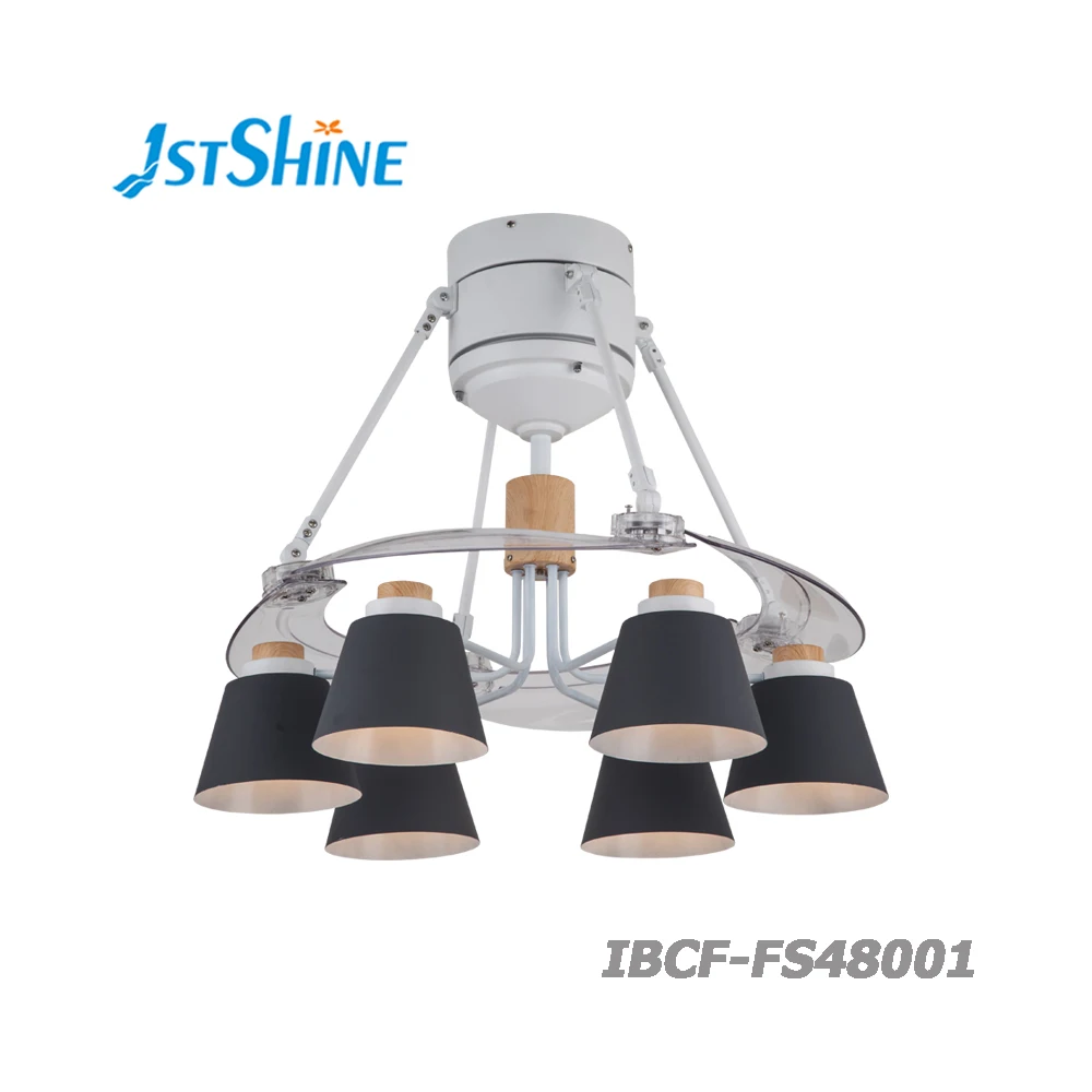 52 Inch Modern Luxury Energy Saving Efficiency Solid Wood Blade Ac Dc