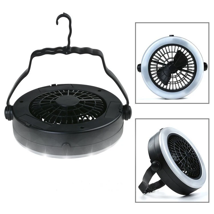 Battery Operated Mini Ceiling Fan withe Light Electric Fan