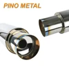 MegaBrand N1 4" Burnt Tip Muffler Exhaust 2.5" Universal