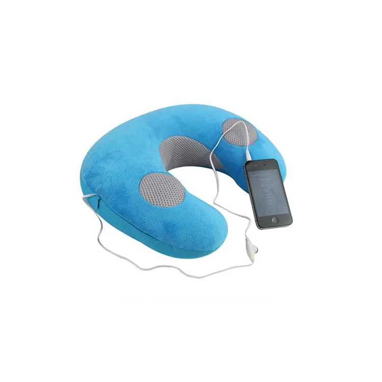 Wholesale Gift Items Neck Pillow With Speaker Neck Pillow Speaker U