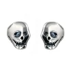 925 Silver 2019 Ear rings For Men Jewelry Cool Stud Skull Earrings For Boys