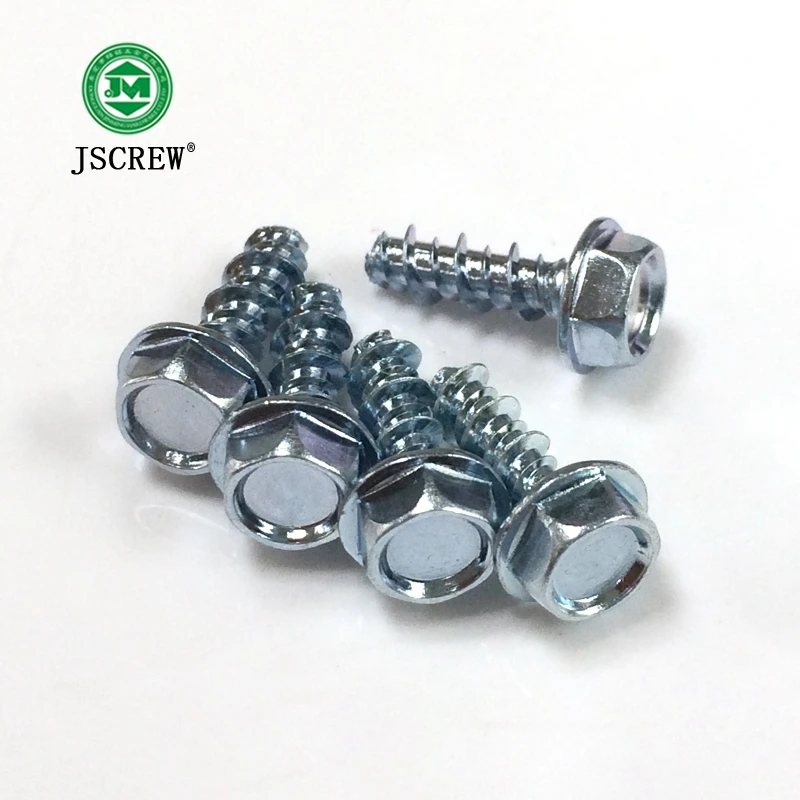 Hot Dip Galvanizing Hilo Hexagon Head Self Tapping Screw For Metal