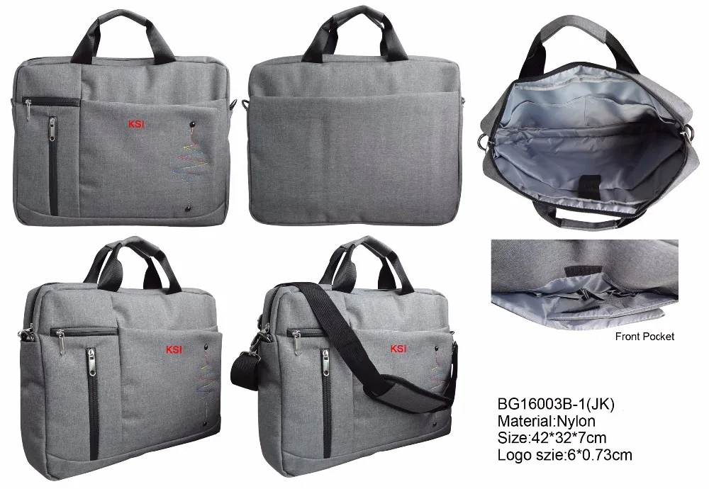 2017 High Quality Low Price Laptop Bag Multicolor Customized Zipper