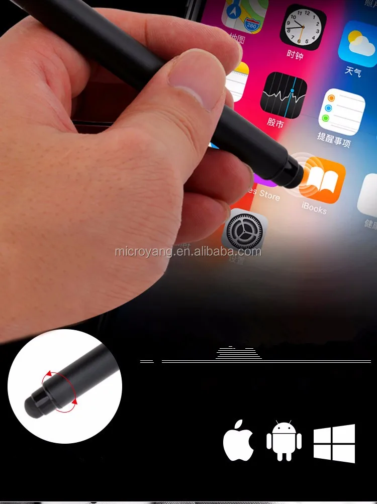 multifunction custom logo printing pen usb flash drive with stylus pen - ANKUX.COM