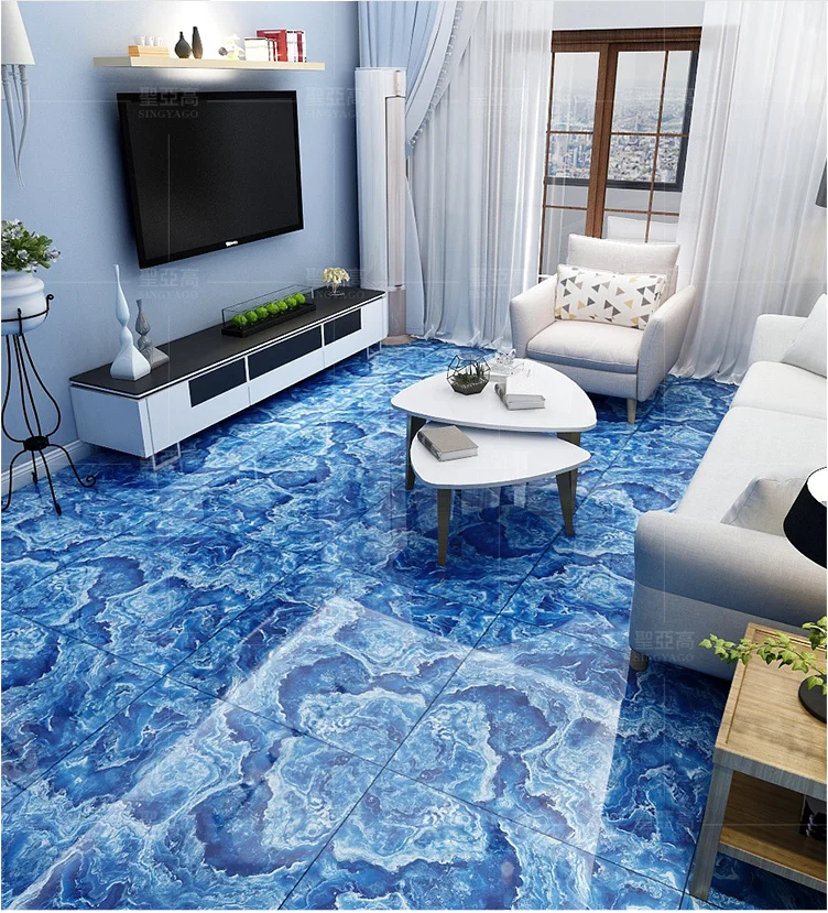 Ocean Blue Marble Floor Tile 800x800mm Buy Blue Marble Floor Tile