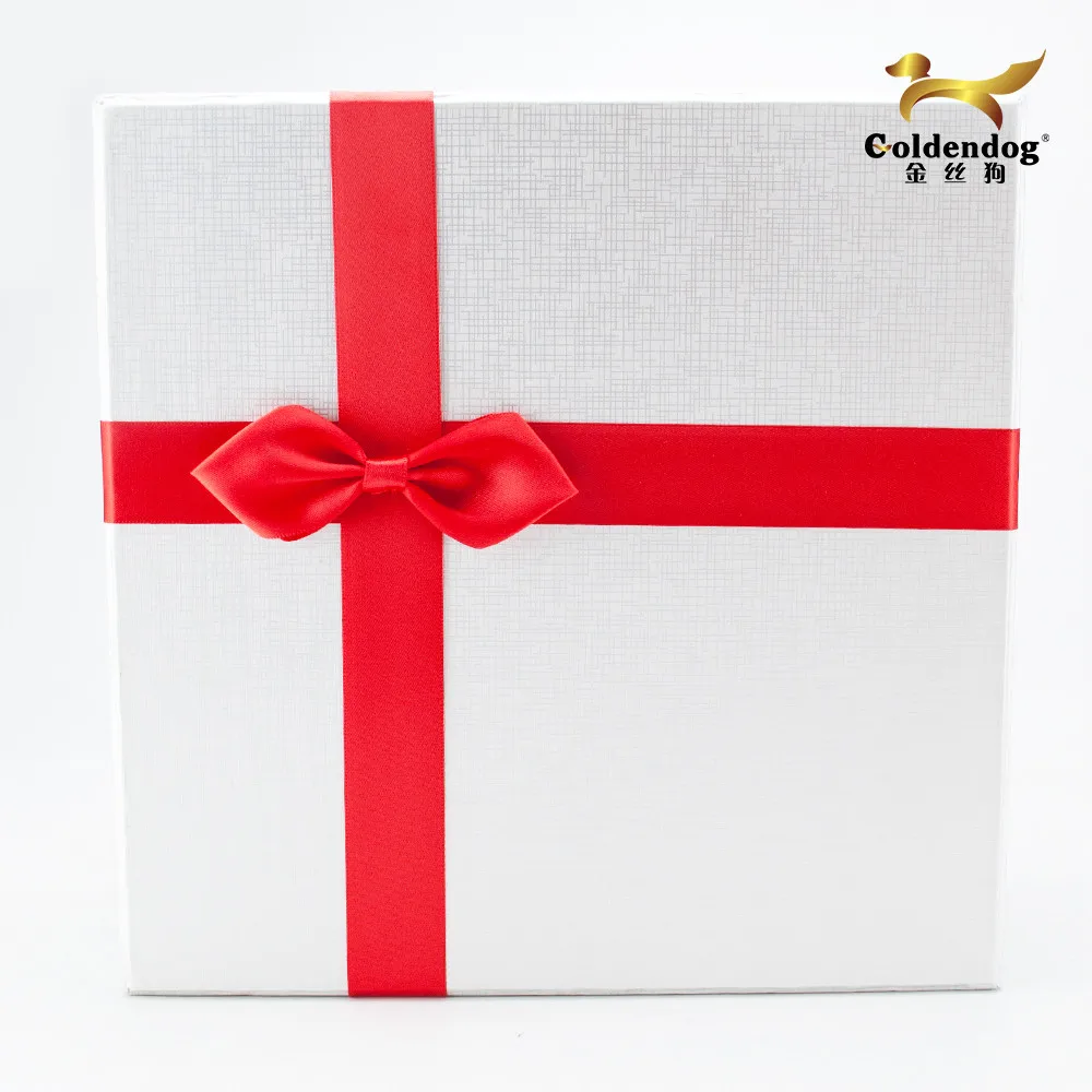 Red Handmade Gift Boxes Packing Ribbon Bow With Elastic Loop Buy