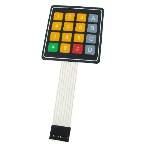 Keypad In 16 Keys 4x4 Matrix 16 Keypad Keyboard Module 16 Button Mcu
