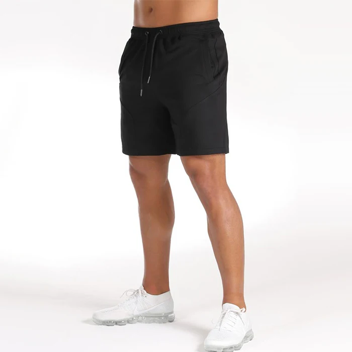 100 Cotton Custom Male Wear Man Tapered Split Short Gray Running