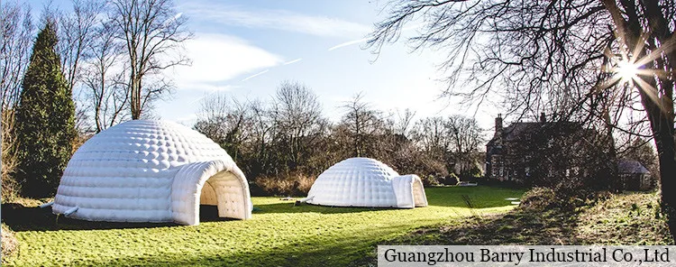 Neues populäres Boden-Luftgebäude, aufblasbares Hauben-Zelt für Verkauf