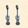 Carving hand made pillar caps stone balls