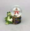 Custom resin Frog Water globe