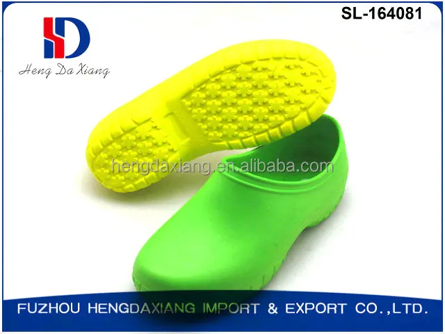 Different colors of EVA nursing clogs