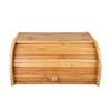 Box Kitchen Counter Large Capacity Bamboo Bread Bin
