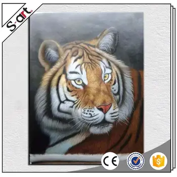 Cina Pabrik Ekonomi Hewan Kepala Harimau Lukisan Minyak Buy Gambar