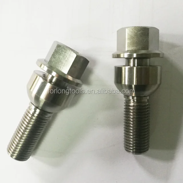 Titanium Lug Hex Bolt M14x1.5 Aerospace Grade 5 6al4v Titanium Buy