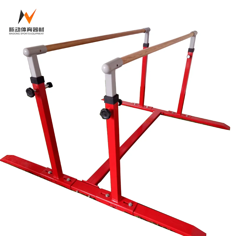 High Quality Cheap Wooden Outdoor Fitness Gymnastics Parallel Bars