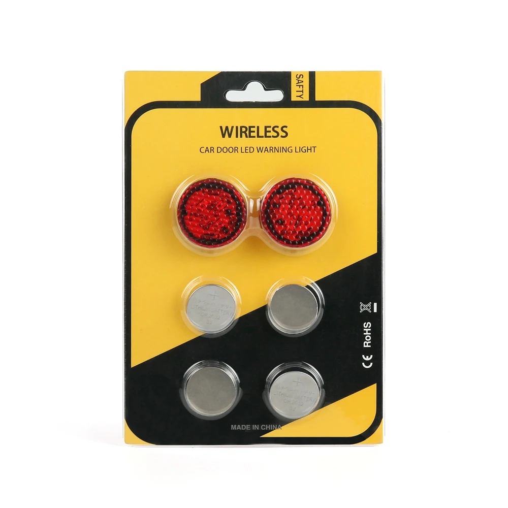Newest Wireless Magnetic Sensor Led Door Open Signal Warning Light Flashing Light Red Lighting