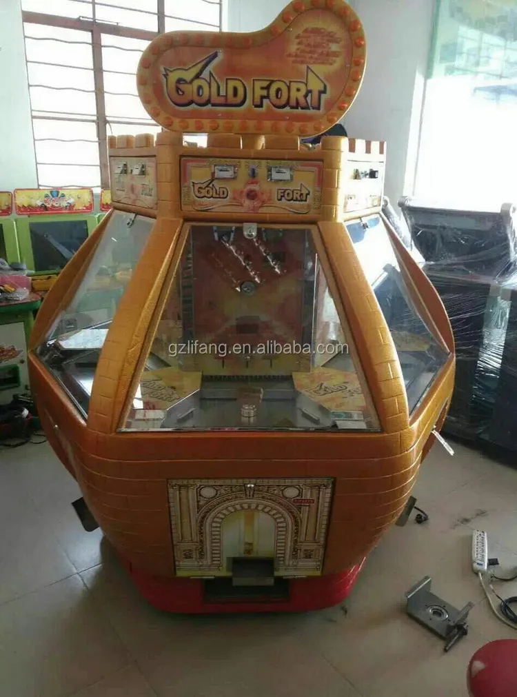 6 Players Arcade Casino Coin Pusher Machine Gold Fort For Sale Buy