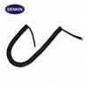 3 Cores PUR Spiral Cable With 22AWG Wire Cores Style Number Optional Rating 80C 300V