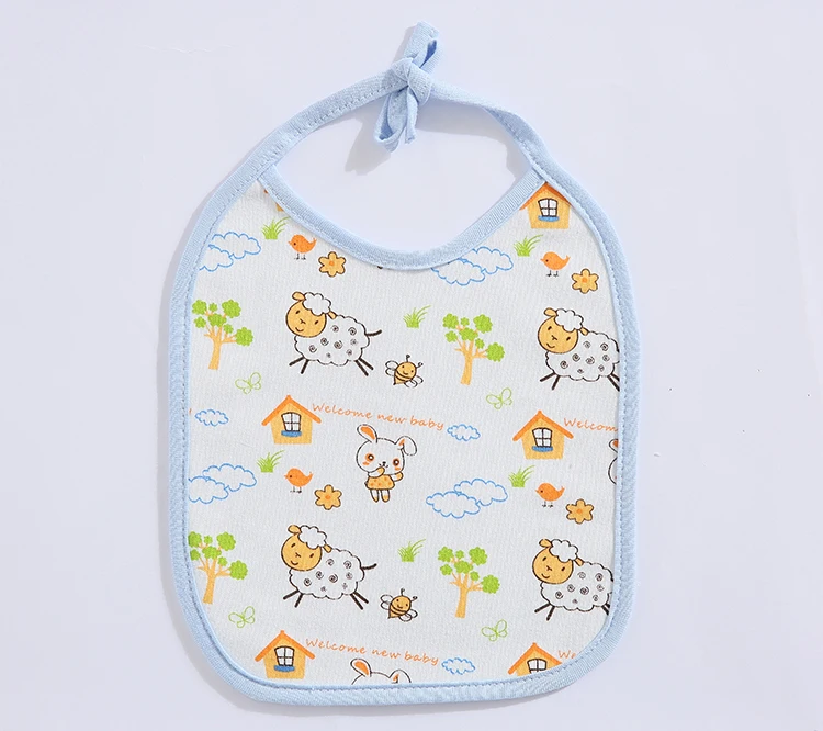 colorful cartoon waterproof baby bib