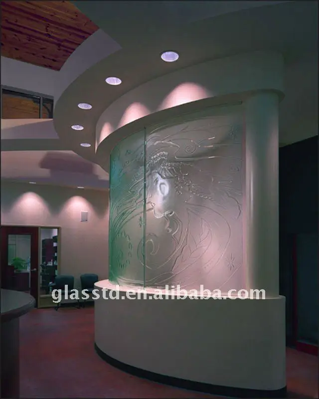 5mm Frosted Glass Partition For Restaurant, High Quality 5mm Frosted