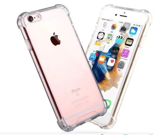 Fast Selling Cheap Products For iPhone 7 8 plus Clear Shockproof Transparent Case , Drop-resistance Acrylic TPU phone case