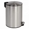 Colorful foot pedal round shape home usage metal dust bin