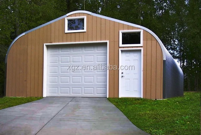 best price A model style steel carport with arched roof in canada