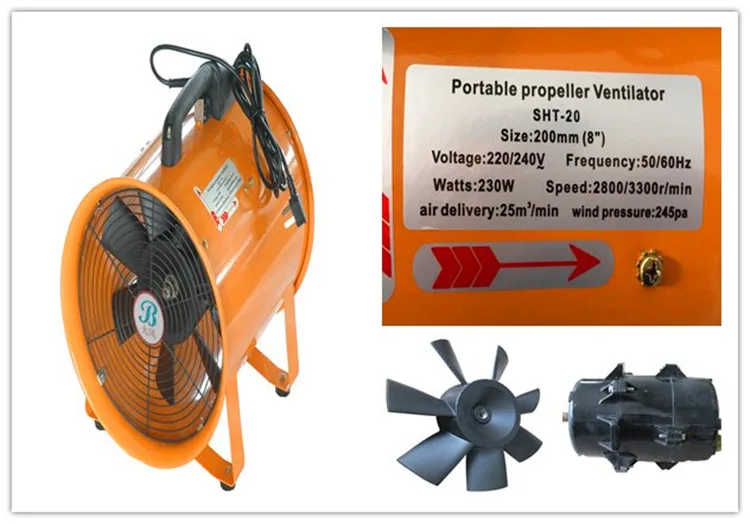 Super Speed Portable Ventilator Fan With Flexible Ducting Hose Buy
