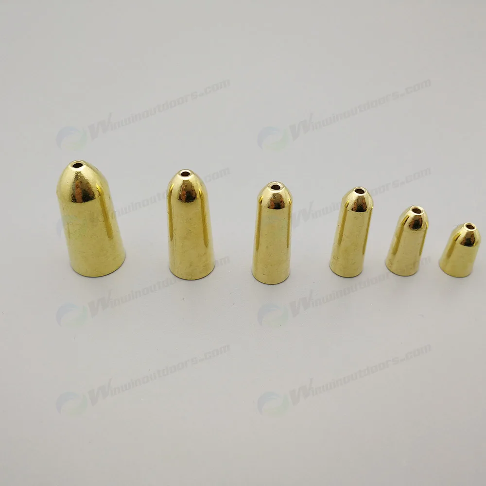 Full Sizes In Stock Brass Worm Fishing Weights,Fishing Brass Bullet