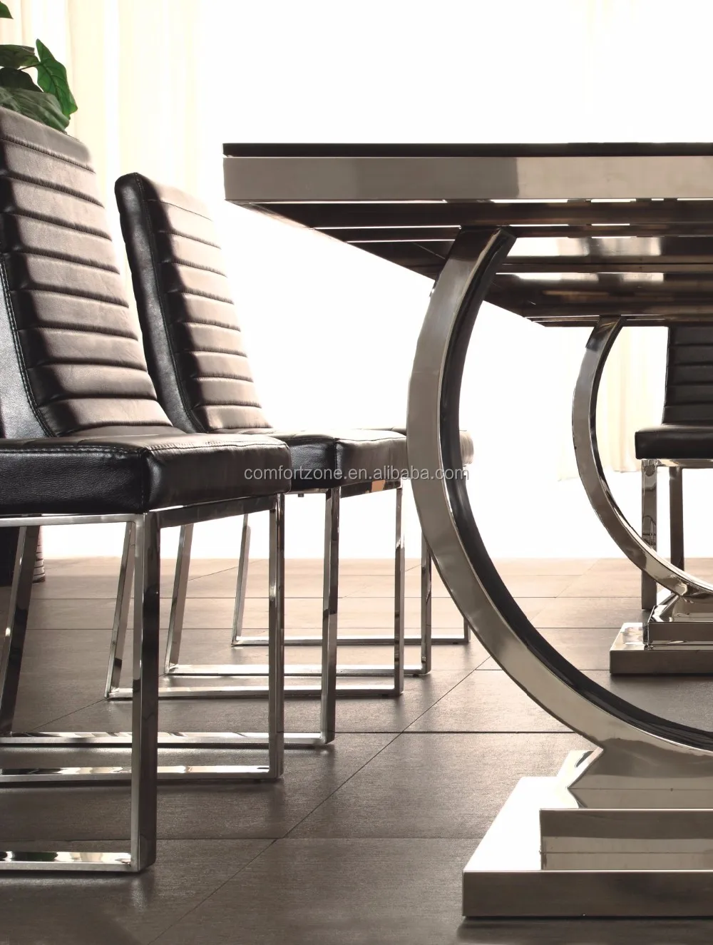 A8026 Stainless Steel Dining Table Base For Glass Top And Chair Sets Buy Stainless Steel