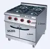 Stainless Steel commercial industrial 4 burners gas stove cooking range brands prices pakistan