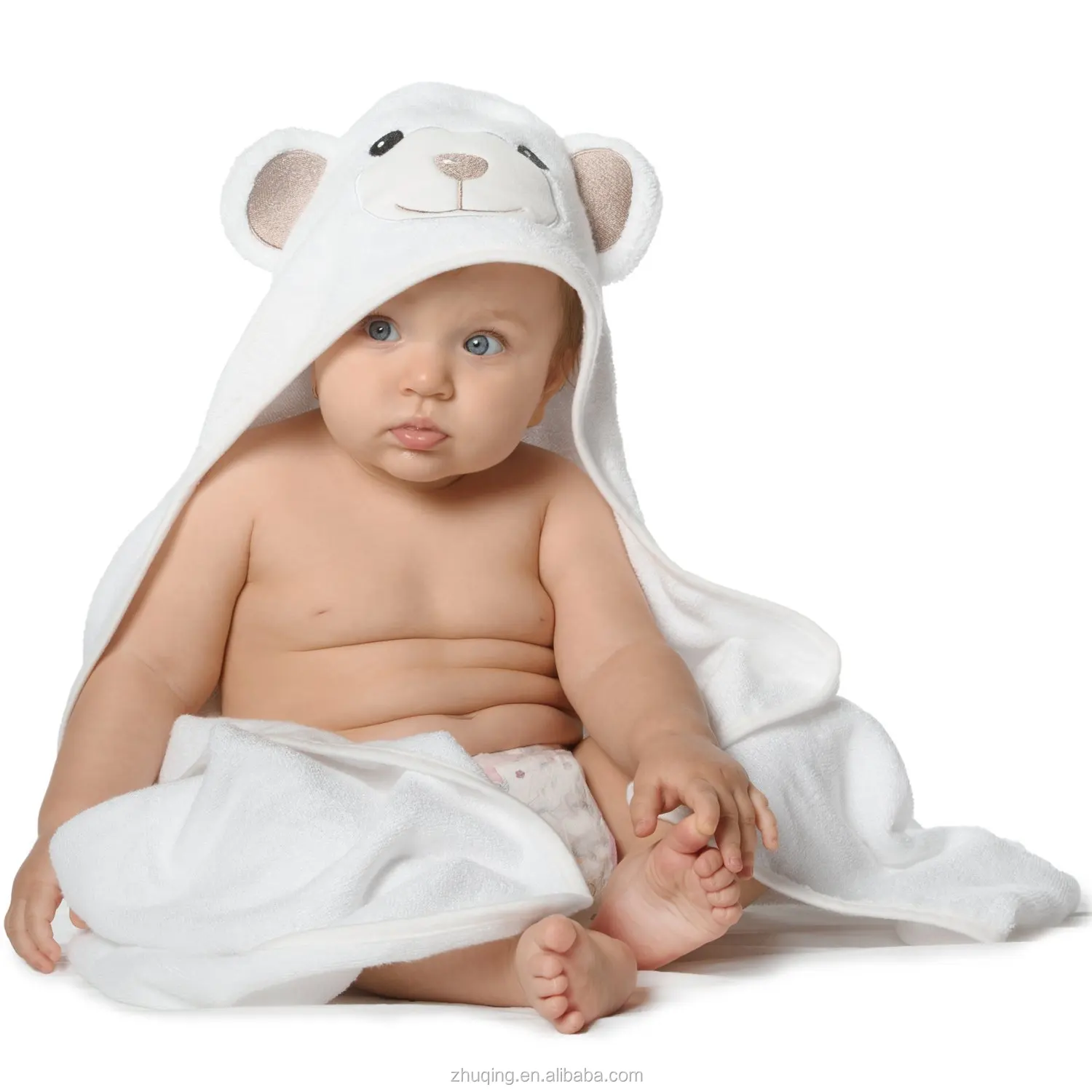 organic cotton baby bath towels