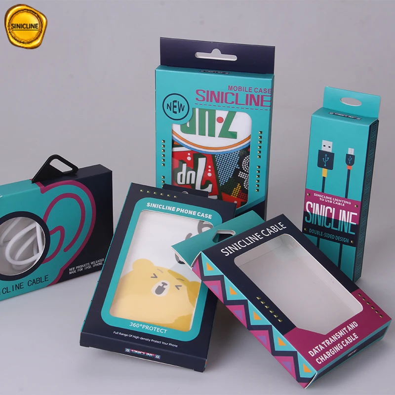 Sinicline Custom Hanging Cell Phone Accessories Retail Blister