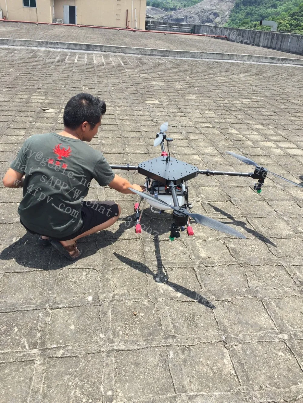 Jmrx1380 Crop Duster Sprayer Drone Agricultural Drone 10kg 10l Payload