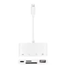 4 in 1 8 Pin Card Reader For Light ning to SD/TF/USB/Light ning Cable Adapter for iPhone Xr Xs X 8 7 6 Plus iPad