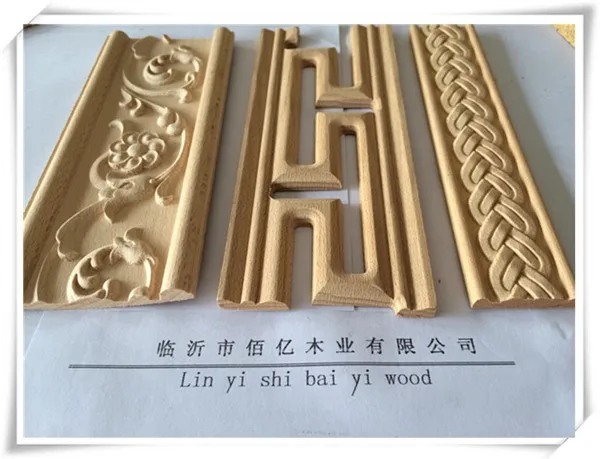carved wood moldings/crown wood mouldings/resin cnc decorative accessories