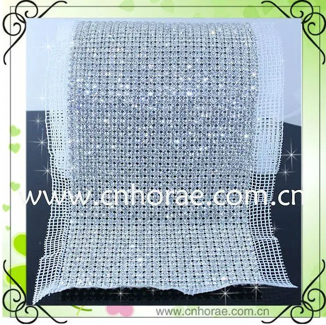 4mm 24 Row Grade A Crystal Mesh Fabric Rhinestone Trimming Buy Fabric