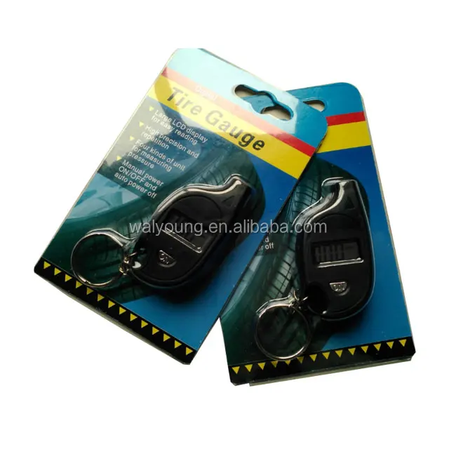 150psi Mini Lcd Digital Keychain Tire Pressure Gauge For Tyre Car Truck