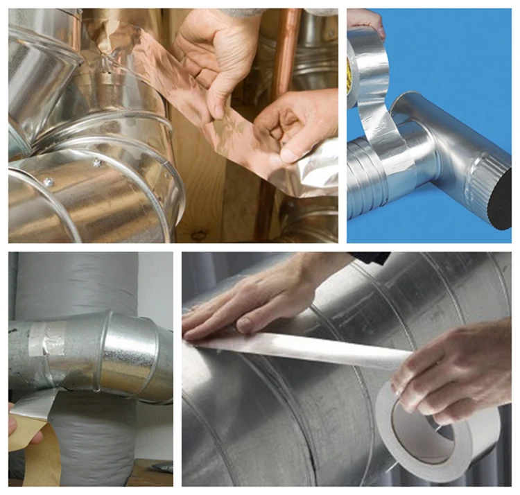Reliable Quality Hvac Reinforced Aluminum Foil Tape For Air Conditioner
