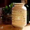 Chinese classical hollowed-out iron candle holder, European creative lanterns, wedding gifts