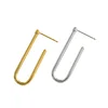 S925 Sterling Silver charm Earrings simple unique silver earrings Back button
