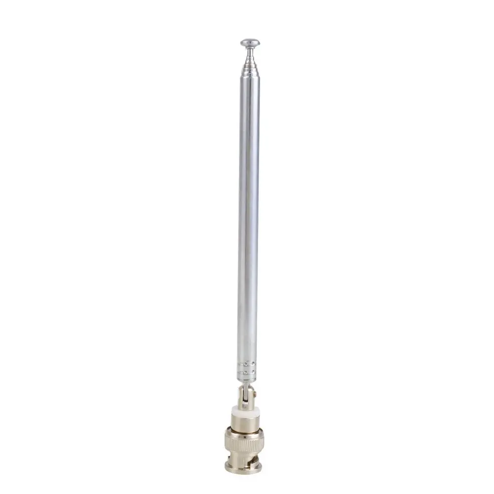 Cewaal Extendable Telescopic TV Antenna with BNC Connector for Portable FM Radio Scanner VHF UHF TV