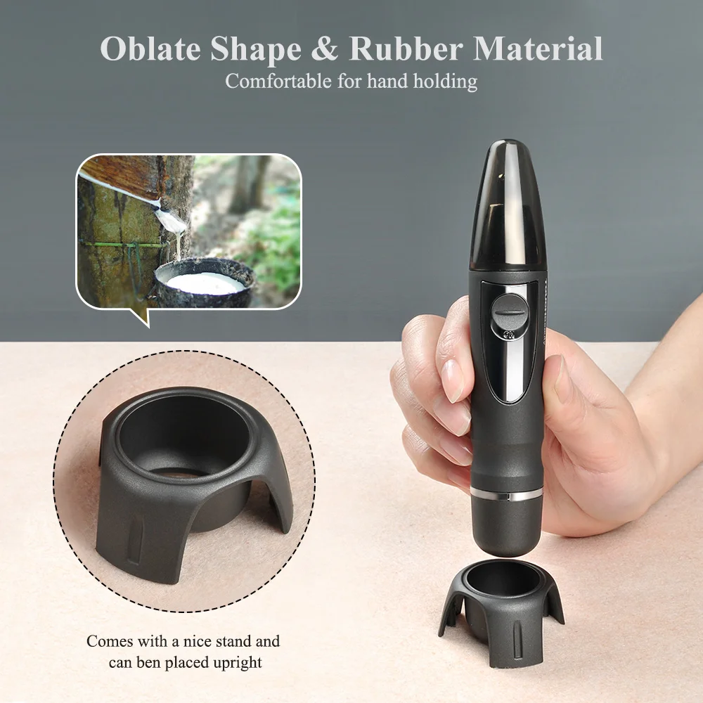 professional man grooming set electric manual nose and ear hair trimmer