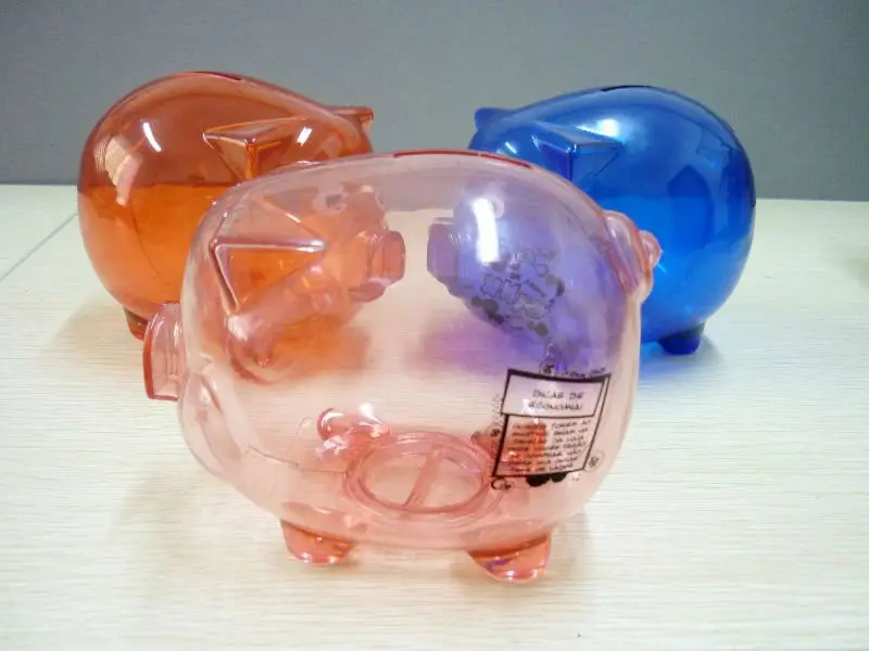 Wholesale Red Cute Plastic Piggy Bank Buy Clear Piggy Bank,Wholesale