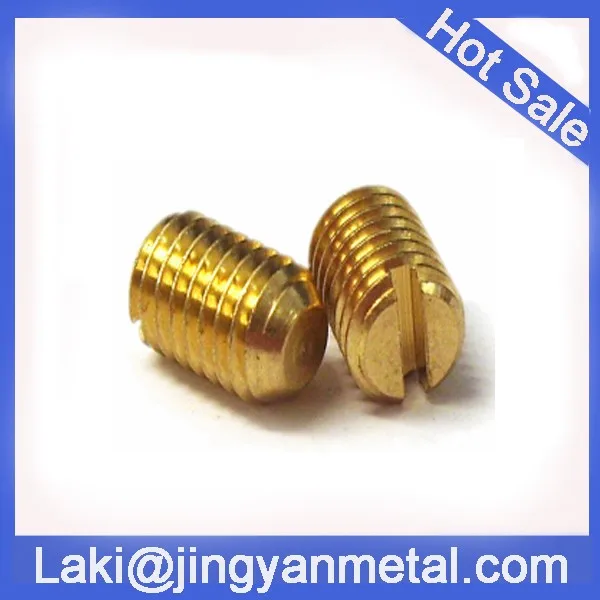 M3 Brass Slotted Grub Screw Buy Brass Grub Screw,M3 Slotted Screw
