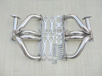 Exhaust Manifold Headers For Small Block Chevy Sbc Gm Twin Turbo 305